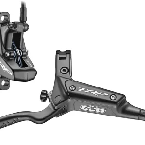 TRP DH-R EVO HD-M846 Disc Brake and Lever - Rear Hydraulic 4-Piston Post Mount Black Holiday Sale