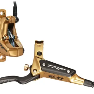 Time-Limited TRP DH-R EVO HD-M846 Disc Brake and Lever - Rear Hydraulic Post Mount Gold