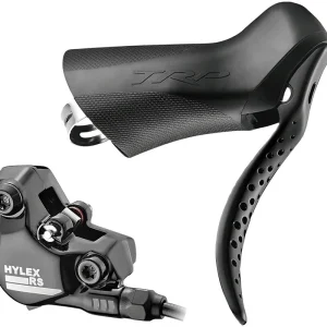 TRP Hylex RS Disc Brake and Lever - Front Hydraulic 2-Piston Flat Mount Black Buy Today