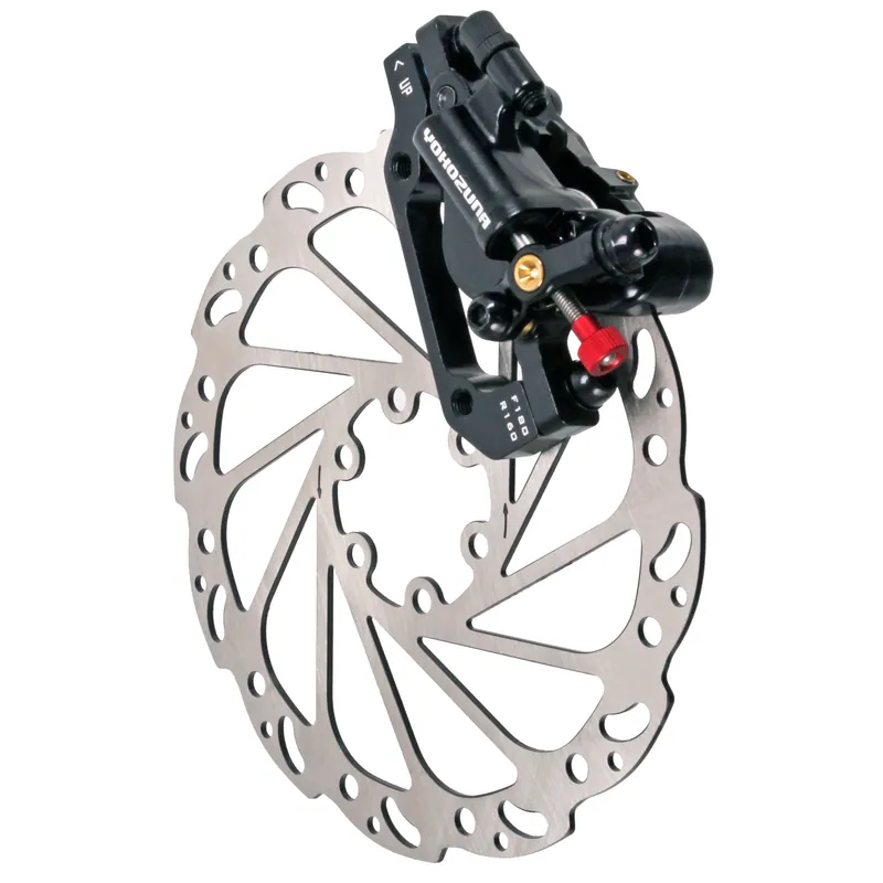 Yokozuna Road Motoko Rear Disc Brake Flat/160mm - Black  | Bikeparts.Com While Supplies Last