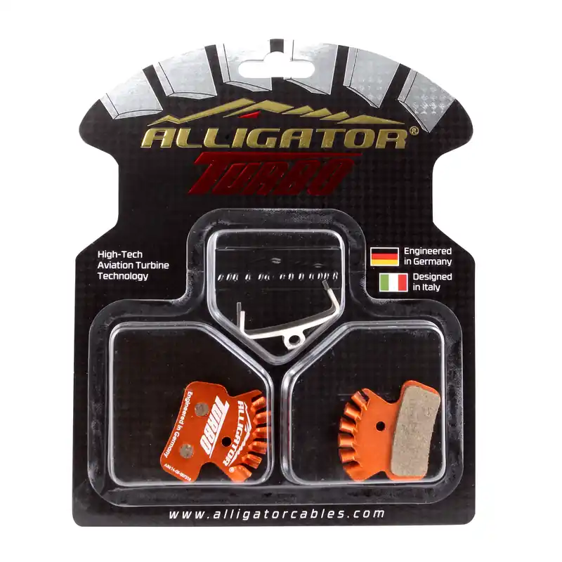 Deal Alligator Turbo Disc Pads Avid XO/9/7 Trail SRAM Guide  | Bikeparts.Com