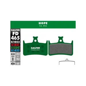 Worldwide Shipping Galfer Disc Pads Hope E4 RX4+ Mono M4 Pro  | Bikeparts.Com