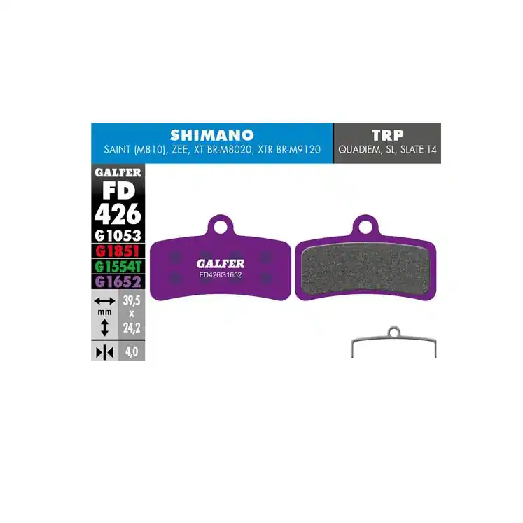 Sale Galfer Shimano (D-type 4-piston) PadsTRP Quadiem E-bike  | Bikeparts.Com