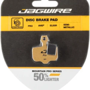 Jagwire Mountain Pro Alloy Backed Semi-Metallic Disc Pads for Avid Elixir R CR Mag 1 3 5 7 9 X.O XX World Cup Hassle-Free Returns