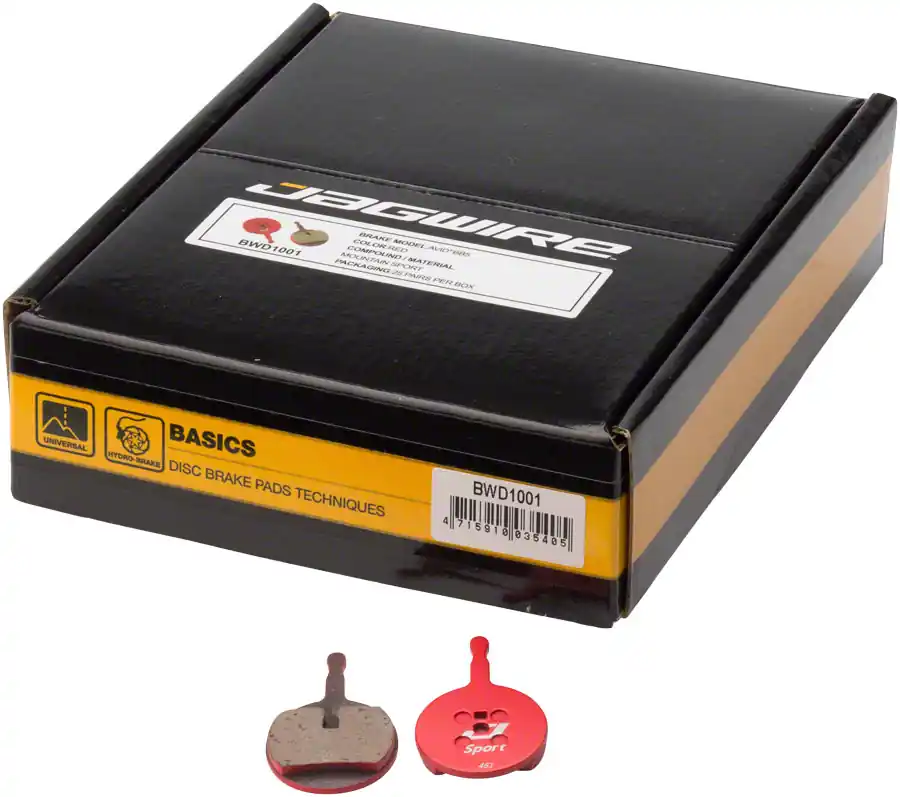 Save Now Jagwire Mountain Sport Semi-Metallic Disc Brake Pads for Avid BB5: Box of 25 Pairs | Bikeparts.Com