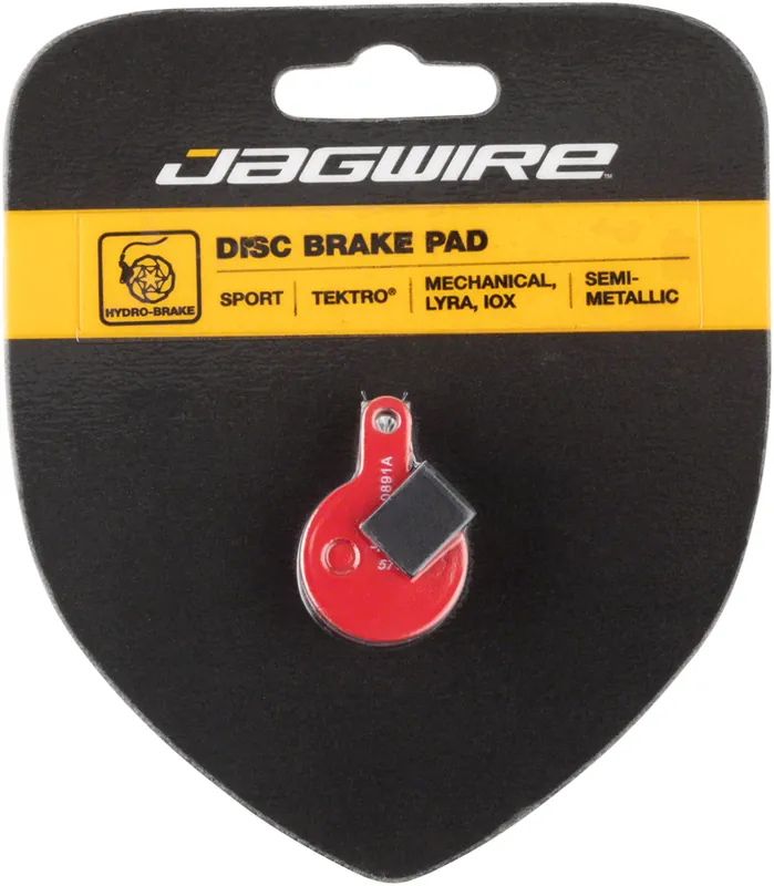 Crafted Jagwire Mountain Sport Semi-Metallic Disc Brake Pads for Tektro Lyra IOX
