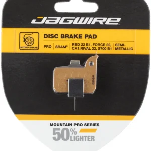 Price Drop Jagwire Pro Alloy Backed Semi-Metallic Disc Brake Pads for SRAM Red 22 B1 Force 22 CX1 Rival 22 S700 B1 Level Ultimate