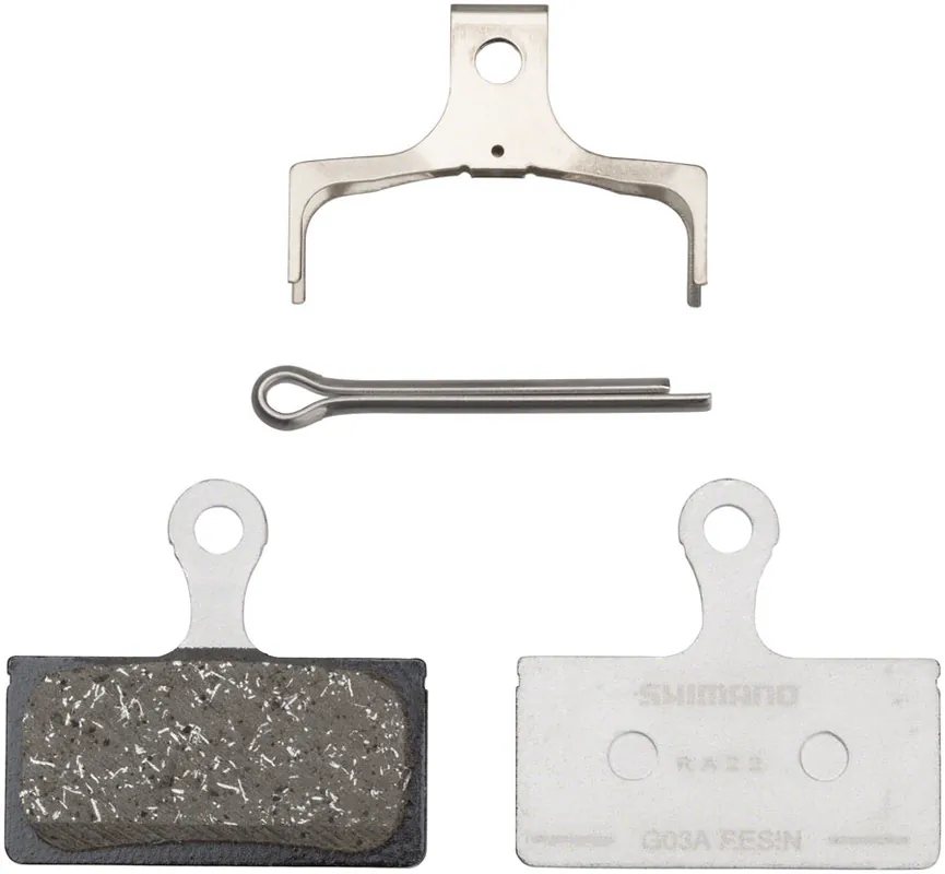 Sale Shimano G05A-RX Disc Brake Pad and Spring - Resin Compound Alloy Back Plate One Pair