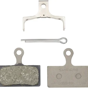 Shimano G05S-RX Disc Brake Pad and Spring - Resin Compound Stainless Steel Back Plate One Pair Modern
