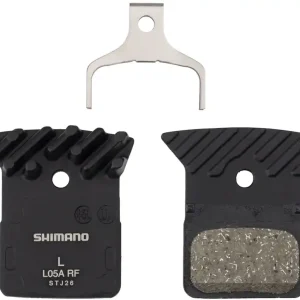 Instant Buy Shimano L05A-RF Disc Brake Pad and Spring - Resin Compound Finned Alloy Back Plate Box/25 pair
