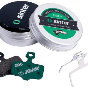 Sinter Green s2032 Compound Organic Disc Brake Pads - Avid/SRAM Sinter Type 006 One Pair Fan Favorite
