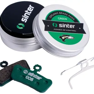 Sinter Green s2032 Compound Organic Disc Brake Pads - Avid/SRAM Sinter Type 008 One Pair New Release
