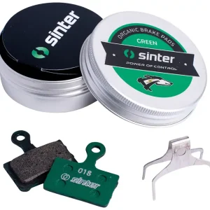 Premium Sinter Green s2032 Compound Organic Disc Brake Pads - Shimano Type K Sinter Type 018 One Pair