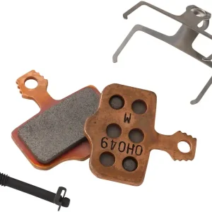 SRAM Disc Brake Pads - Organic Compound Steel Backed Powerful For Level Elixir and 2-Piece Road Clearance