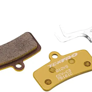 Tektro Q10YS Disc Brake Pads - Resin For Use With 4-Piston Caliper Yellow Markdown