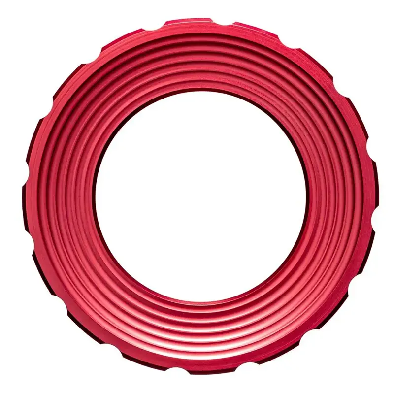 absoluteBLACK Center Lock Rotor Lockring Red  | Bikeparts.Com Final Sale