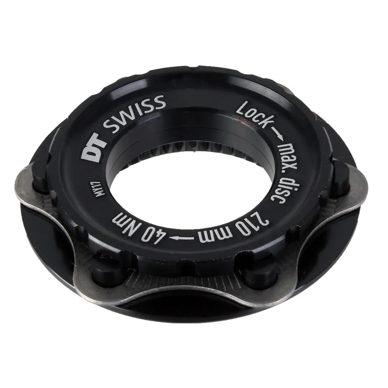 Handmade DT Swiss CL to 6-Bolt Adapter Most Hubs Black Each  | Bikeparts.Com