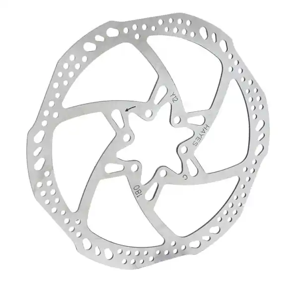 Authentic Hayes Brake L-7 Cutout Rotor Kit 180mm (7.1")  | Bikeparts.Com