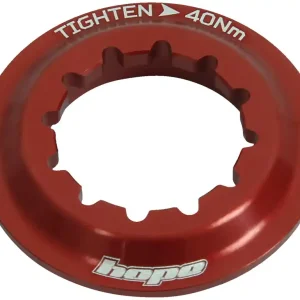 Express Delivery Hope Center Lock Disc Lockring - Red  | Bikeparts.Com