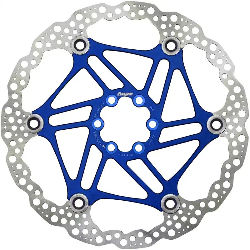 Special Discount Hope Floating Disc Brake Rotor - 200mm 6-Bolt Blue  | Bikeparts.Com