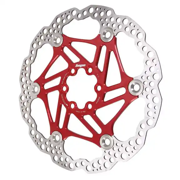 Flash Sale Hope Floating Rotor Floating/Wave 140mm Red  | Bikeparts.Com