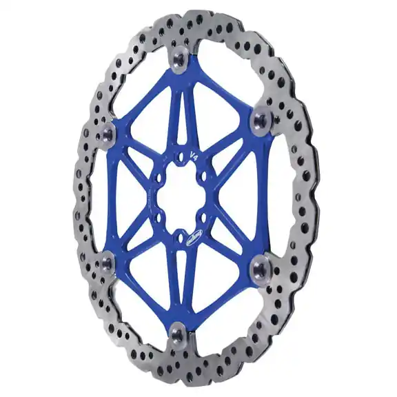 Hope Floating Rotor Floating/Wave 160mm Blue  | Bikeparts.Com Wholesale