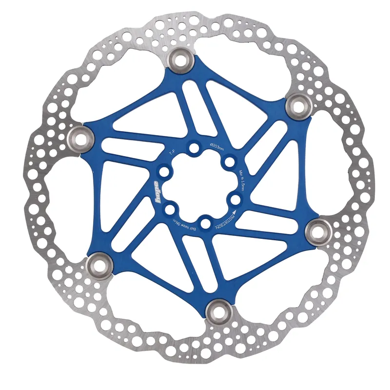 Hope Floating Rotor Floating/Wave 203mm Blue  | Bikeparts.Com Instant Buy