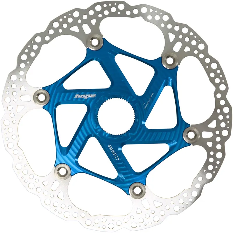 Hope MTB Floating Centre-Lock Disc Brake Rotor - 220mm Center-Lock Blue Factory Price