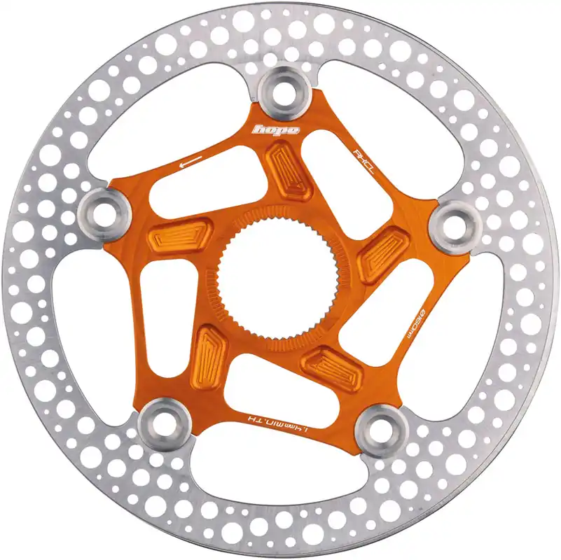 Hope RX Disc Rotor - 160mm Center-Lock Orange  | Bikeparts.Com Grab Now