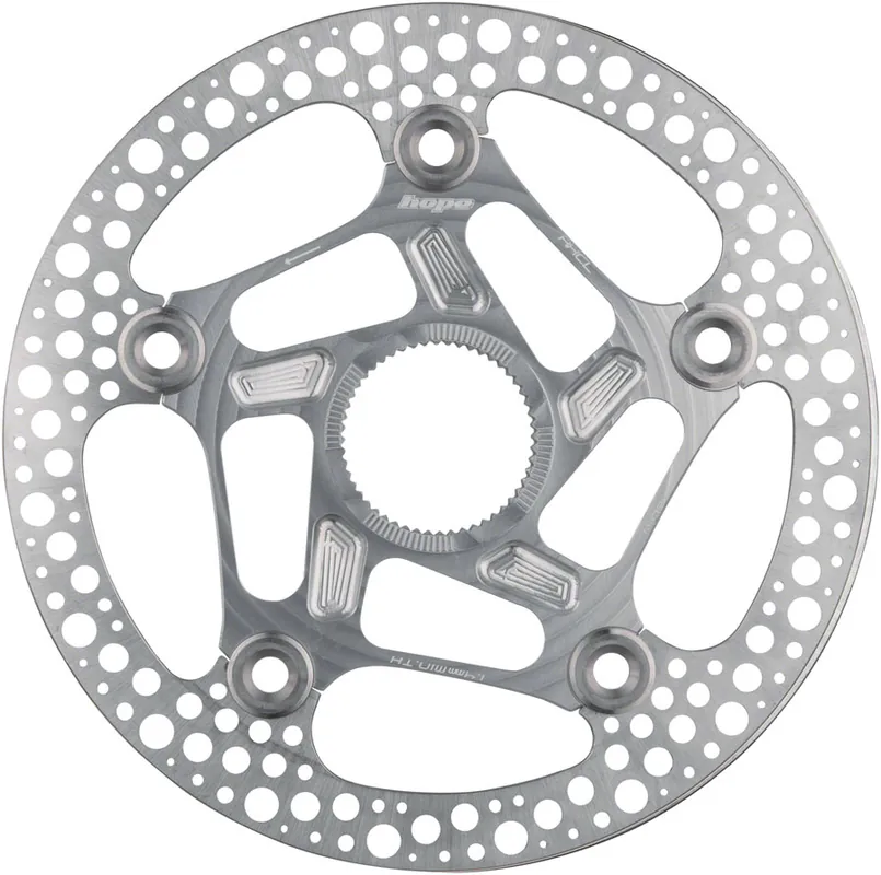 Weekend Sale Hope RX Disc Rotor - 160mm Center-Lock Silver | Bikeparts.Com