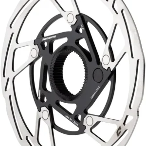 Must Have Jagwire Pro LR2-E Ebike Disc Brake Rotor with Magnet - 160mm Center Lock Silver/Black  | Bikeparts.Com