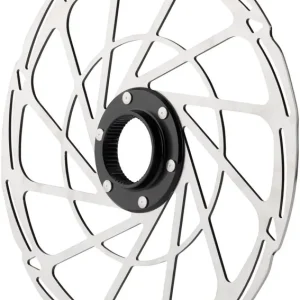 Jagwire Sport SR1 Disc Brake Rotor - 220mm Center Lock Silver Brand New