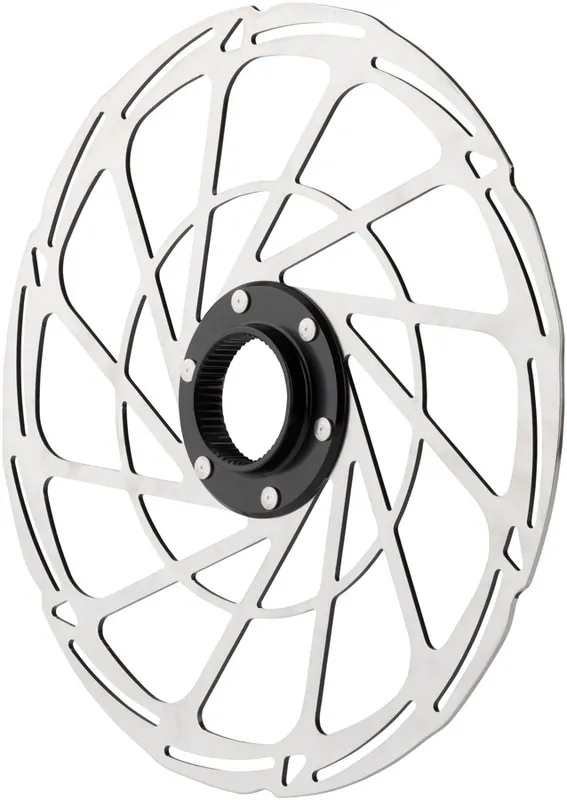 Jagwire Sport SR1 Disc Brake Rotor - 220mm Center Lock Silver Brand New