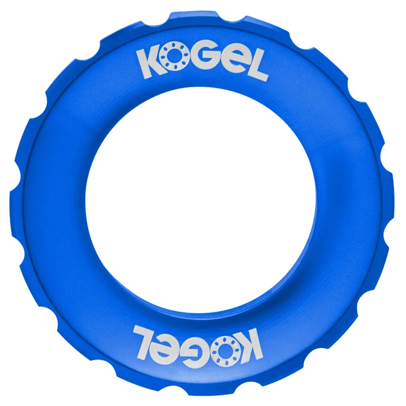 Kogel Bearings Center Lock Rotor Lockring Blue  | Bikeparts.Com Professional Grade