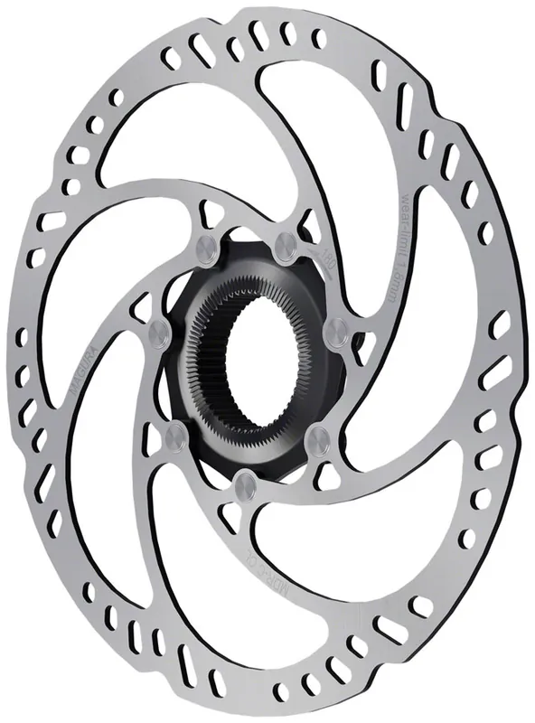 Magura MDR-C CL Disc Brake Rotor - 180mm Center Lock w/Lock Ring for Thru Axle eBike Optimized Silver Luxury