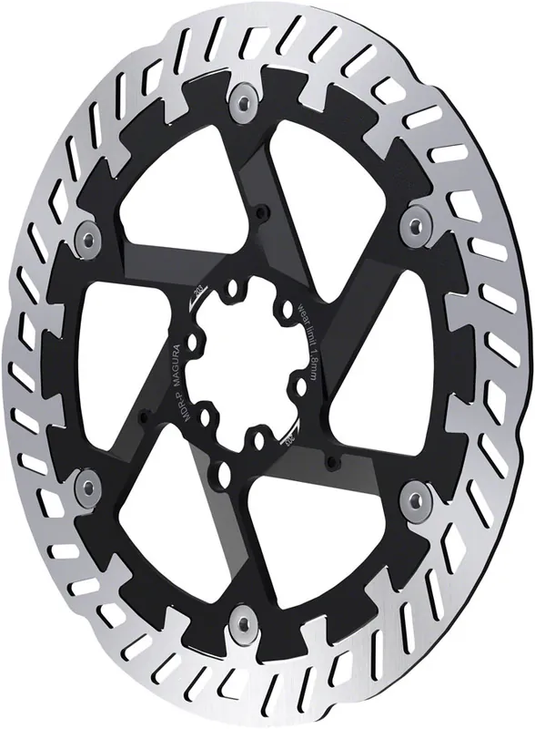 Magura MDR-P Disc Brake Rotor - 203mm 6-Bolt For eBike Silver/Black | Bikeparts.Com Must Have