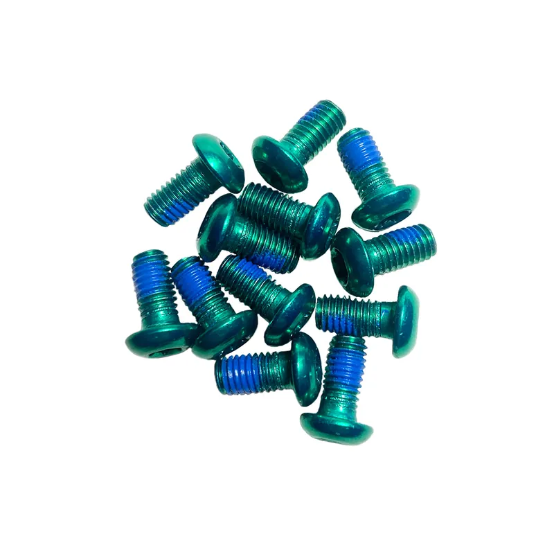 Must Have Miles Wide Steel Rotor Bolts Green  | Bikeparts.Com