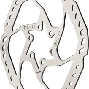 Best Choice Promax Endurance E1 Disc Brake Rotor - 160mm 6-Bolt Silver