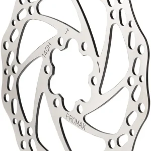 Weekend Sale Promax Sport S1 Disc Brake Rotor - 140mm 6-Bolt Silver  | Bikeparts.Com