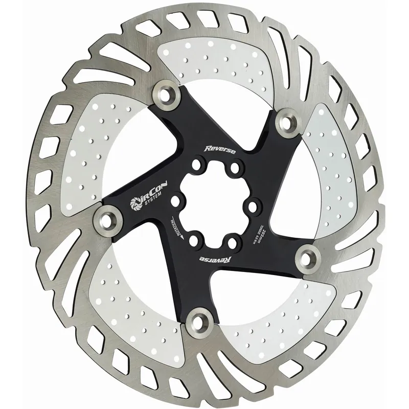 Free Returns Reverse AirCon Disc Rotor 203mm - Black  | Bikeparts.Com