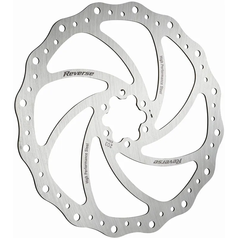Reverse Steel Disc Rotor 203mm - Silver  | Bikeparts.Com Seasonal Sale