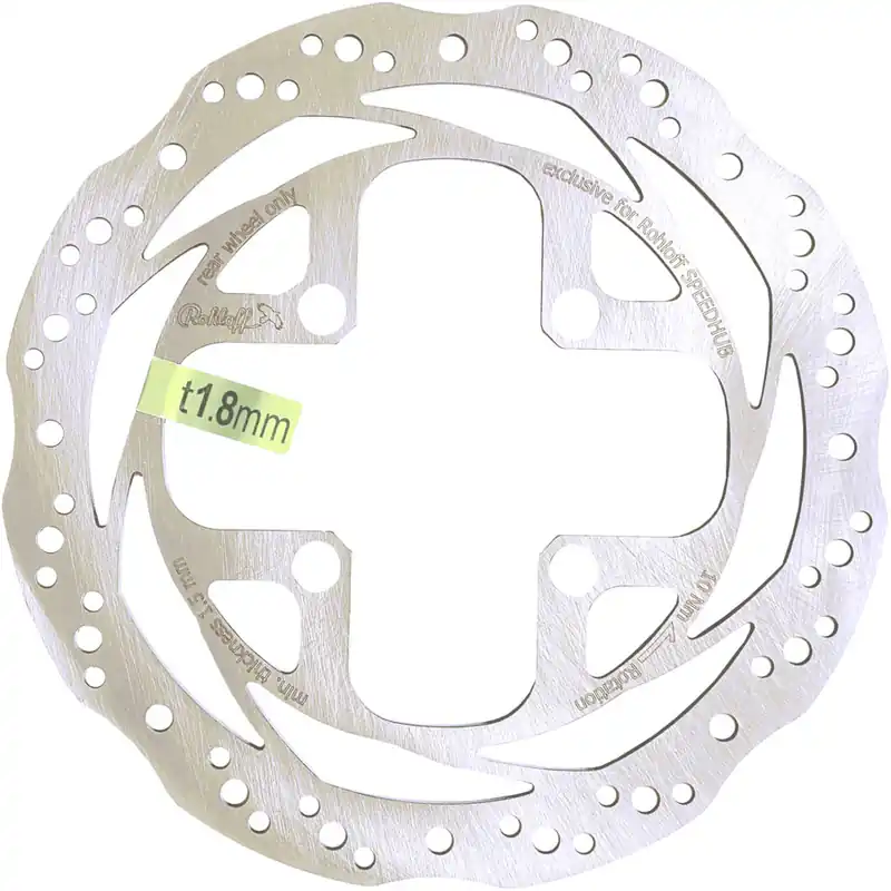 Rohloff Speedhub Disc Brake Rotor - 160mm 4-Bolt Silver  | Bikeparts.Com Modern