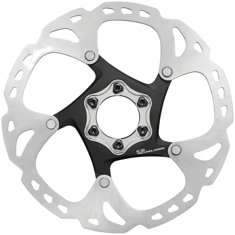 Free Shipping Shimano Deore XT SM-RT86-M2 Disc Brake Rotor - 180mm 6-Bolt Silver/Black