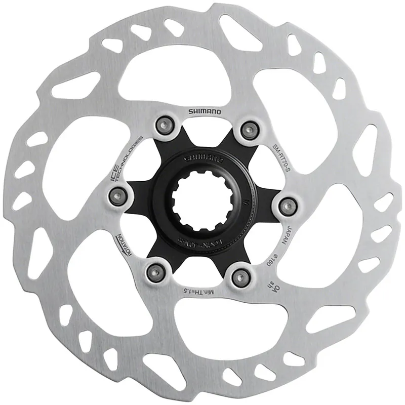 Editor’s Pick Shimano SLX SM-RT70-SI Disc Brake Rotor - 160mm Center Lock Silver