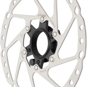 Shimano STEPS RT-EM600-M Disc Brake Rotor with Integrated Speed Sensor Magnet - 180mm Center Lock For eBike Silver  | Bikeparts.Com Bulk Order