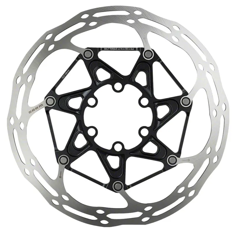SRAM CenterLine X 2pc 6-Bolt Rotor Rounded Ti 140mm Original