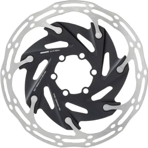 SRAM CenterLine XR Disc Brake Rotor - 140mm 6-Bolt Silver/Black Certified