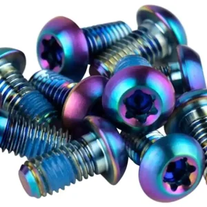 Limited Offer SRAM Titanium T25 Rotor Bolt Kit - Rainbow Set of 12