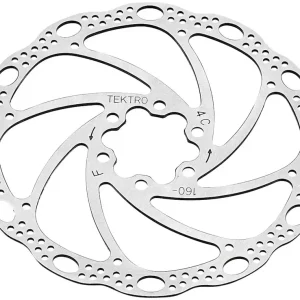 Buy Online Tektro TR140-22 Disc Rotor - 140mm 6-Bolt Silver