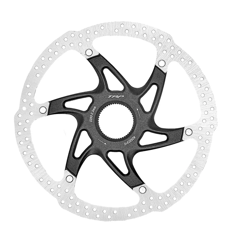 TRP 2-Piece Center Lock Rotor 2.3mm Thick 203mm  | Bikeparts.Com Limited Edition